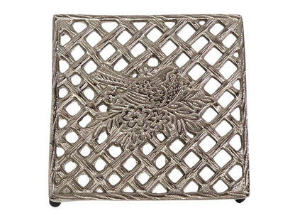 Trellis Trivet | Farmhouse Kitchen Decor, Heat Resistant Pot Holder