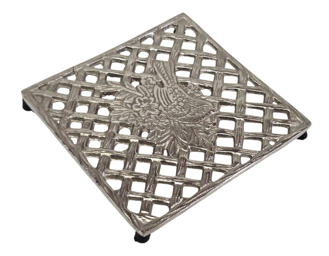 Trellis Trivet | Farmhouse Kitchen Decor, Heat Resistant Pot Holder