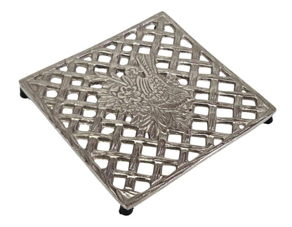 Trellis Trivet | Farmhouse Kitchen Decor, Heat Resistant Pot Holder