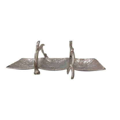 Antler Aluminum 3 Section Serving Tray Woodland