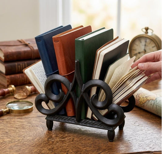 Ardenne Napkin Holder: Rustic Farmhouse Metal Table Decor Organizer