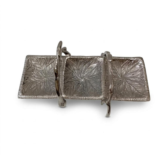 Antler Aluminum 3 Section Serving Tray Woodland