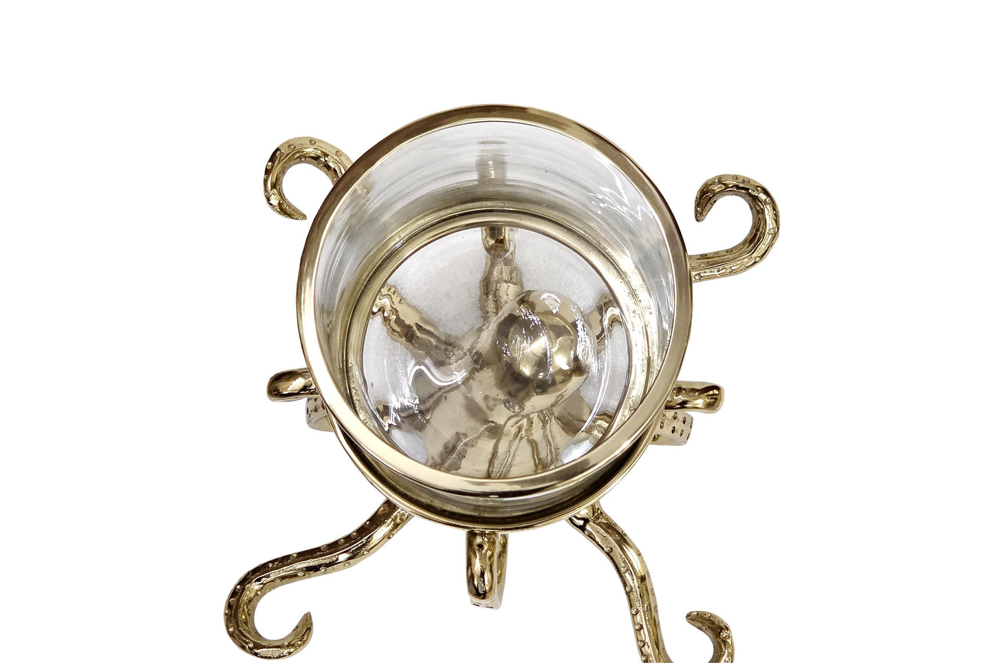 Octopus Candle Holder | Nautical Resin Decor, Coastal Ocean Accent