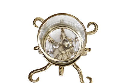 Octopus Candle Holder | Nautical Resin Decor, Coastal Ocean Accent