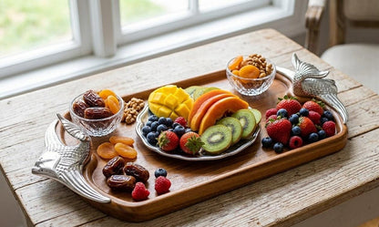 Ocean Luxe Angelfish Serving Tray | Coastal Home Decor