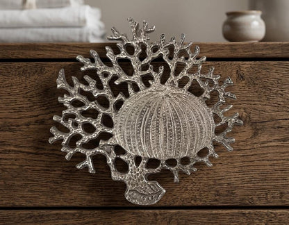 Sea Urchin Trivet, Coastal Kitchen Decor, Ocean Inspired Hot Pot Stand