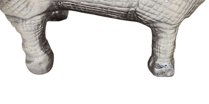 Rhino Wine Holder | Single Bottle Metal Wine Rack | Animal-Themed Décor | Unique Bar & Table Accent Animal Shape Wine Chiller