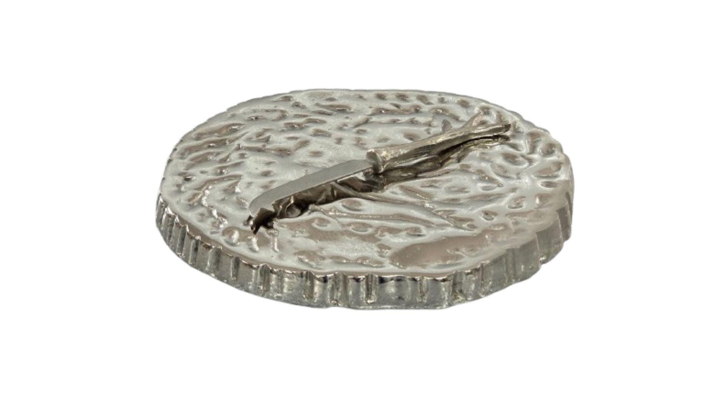 Artisan Aluminum Cheese Board with Knife | Elegant Charcuterie Serving Tray
