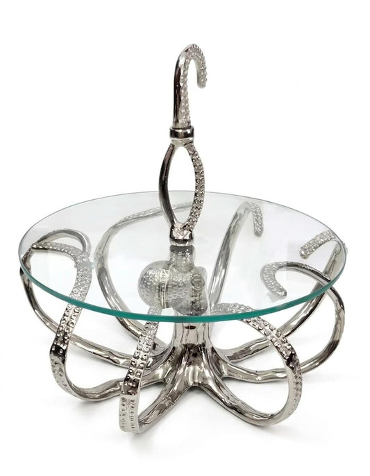 Octopus Pastry Stand, Coastal Dessert Display, Ocean Themed Cake Stand, Beach House Decor
