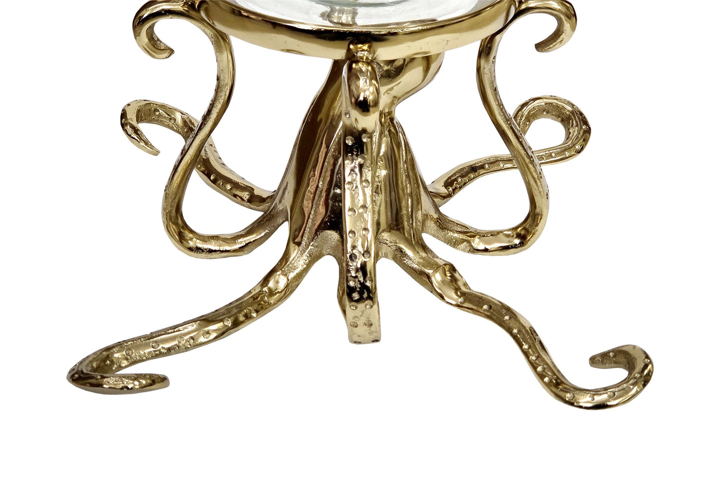 Octopus Candle Holder | Nautical Resin Decor, Coastal Ocean Accent