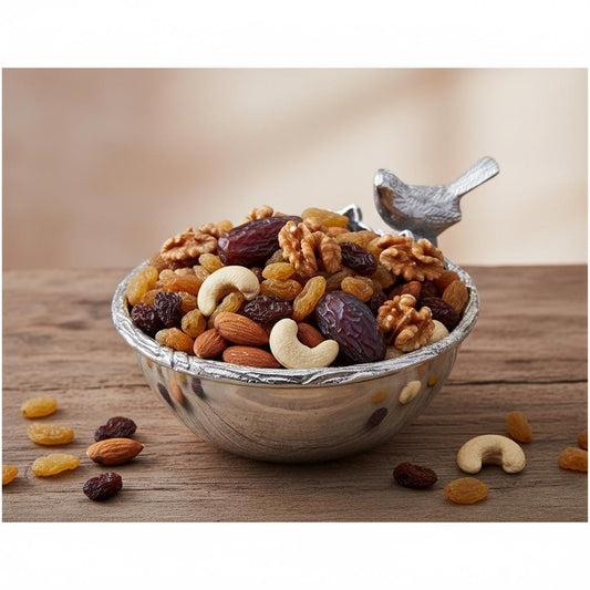 Handcrafted Aluminum Serving Bowl | Festive Diwali Tableware