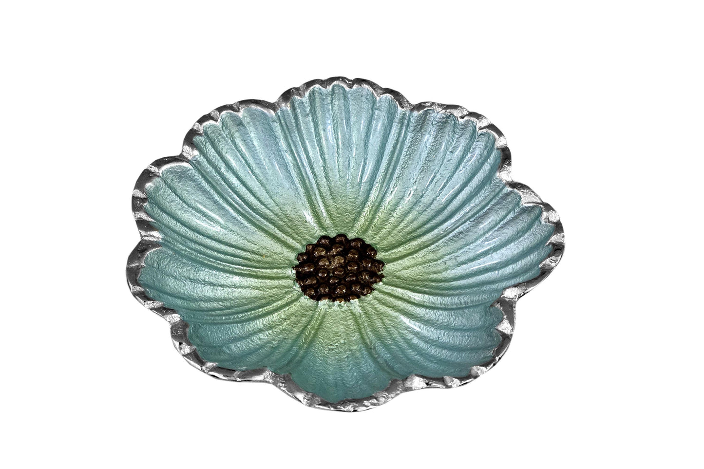 Handcrafted Aluminum Serving Bowl, Modern Table Centerpiece, Decorative Fruit Bowl, Wedding Gift