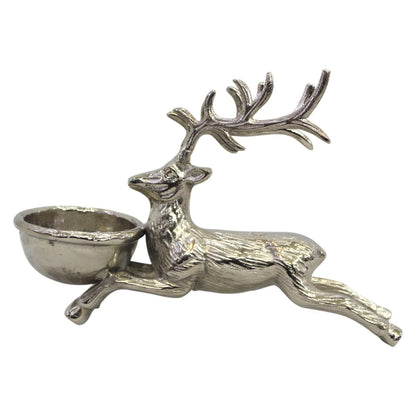 Deer-Shaped Bowl – Artistic Elegance for Festive Serving. Décor | Handcrafted Aluminum Christmas Centerpiece