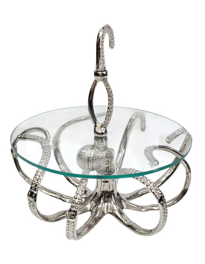 Octopus Pastry Stand, Coastal Dessert Display, Ocean Themed Cake Stand, Beach House Decor