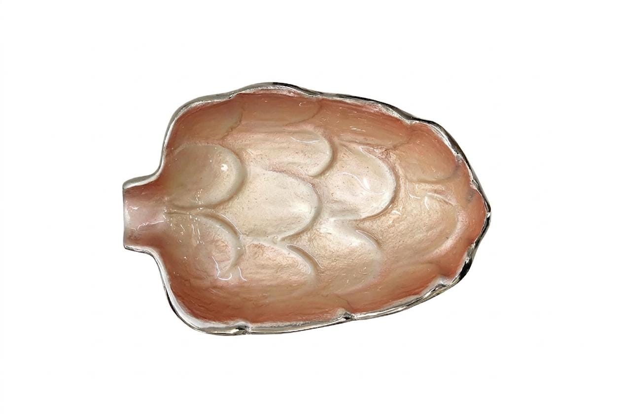 Artichoke Ceramic Tidbit Bowl – Farmhouse Kitchen Serving Dish for Snacks