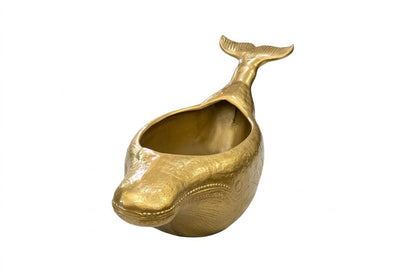 Handcrafted Whale Wine Bottle Holder | Coastal Nautical Decor