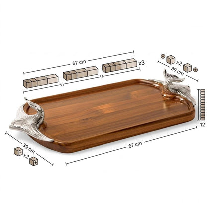 Ocean Luxe Angelfish Serving Tray | Coastal Home Decor