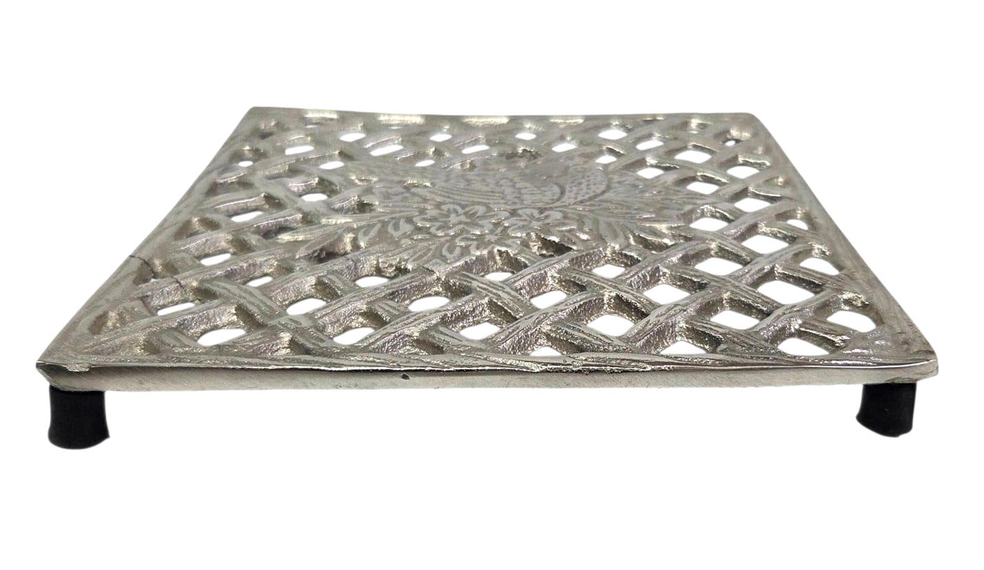 Trellis Trivet | Farmhouse Kitchen Decor, Heat Resistant Pot Holder