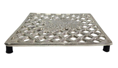 Trellis Trivet | Farmhouse Kitchen Decor, Heat Resistant Pot Holder