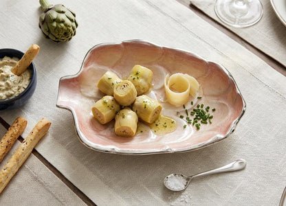 Artichoke Ceramic Tidbit Bowl – Farmhouse Kitchen Serving Dish for Snacks