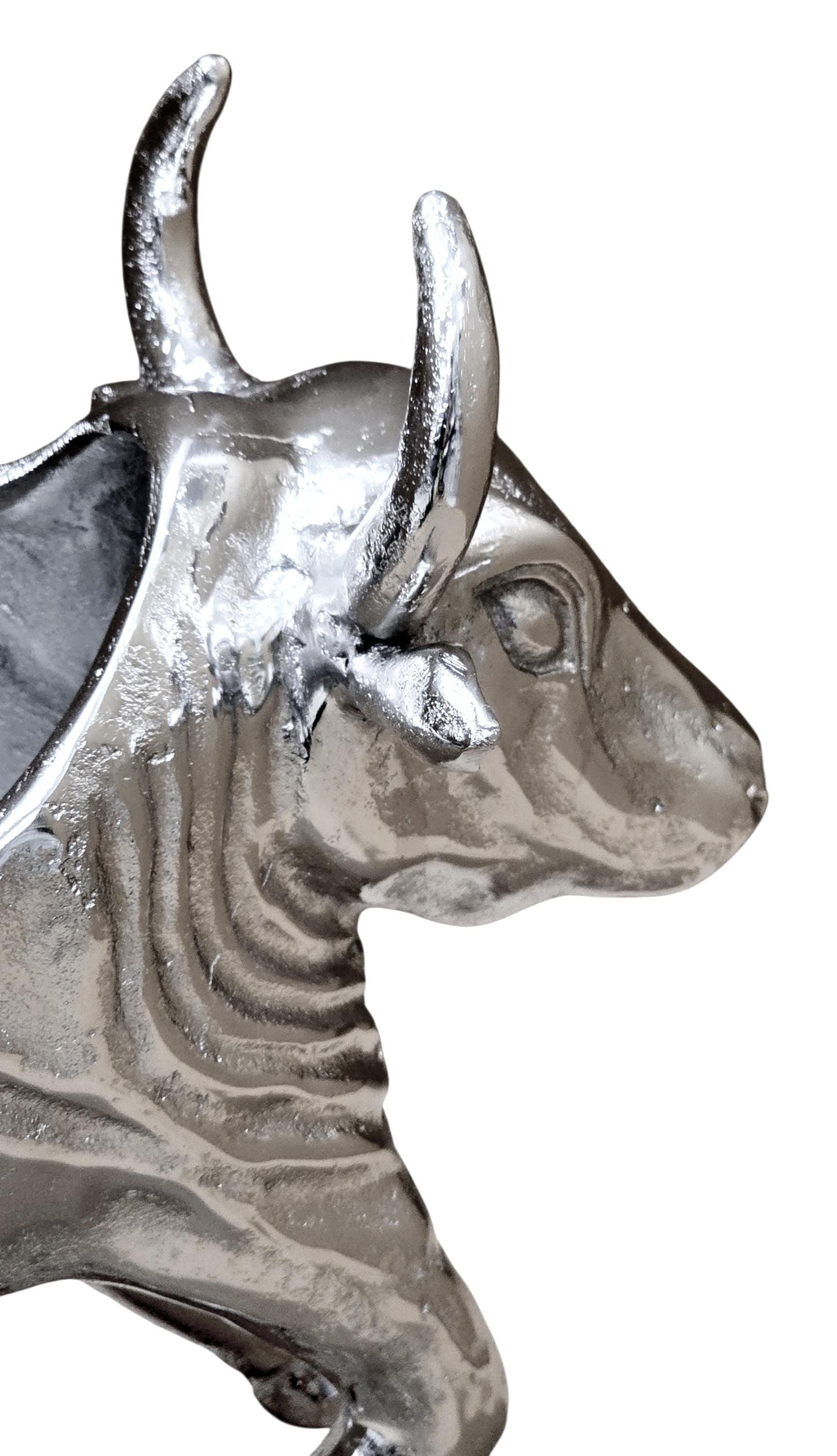 Bull Wine Holder | 2 Bottle Metal Wine Rack | Rustic Animal Décor | Bar & Table Centerpiece