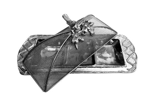 Trellis 3-Section Condiment Server | Modern Divided Serving Tray
