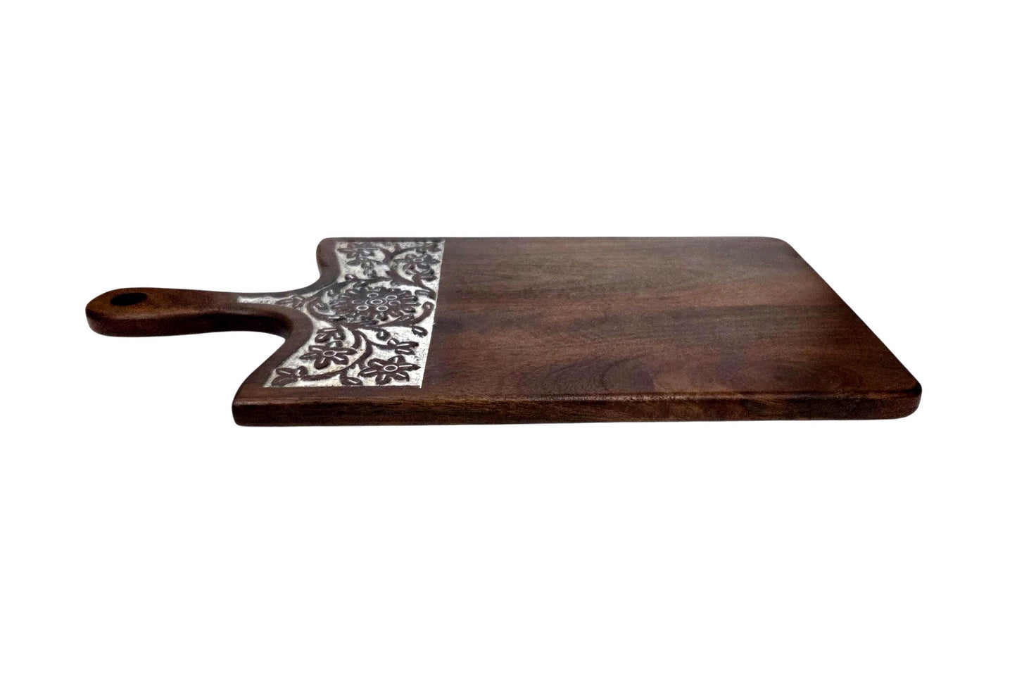 Rustic Wooden Charcuterie Board – Farmhouse Kitchen Serving Platter