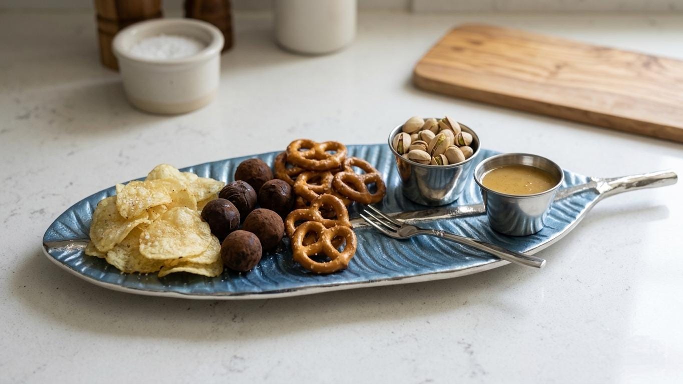 Small Banana Leaf Decorative Serving Tray | Silver Leaf Platter – Nature-Inspired Elegance for Your Table