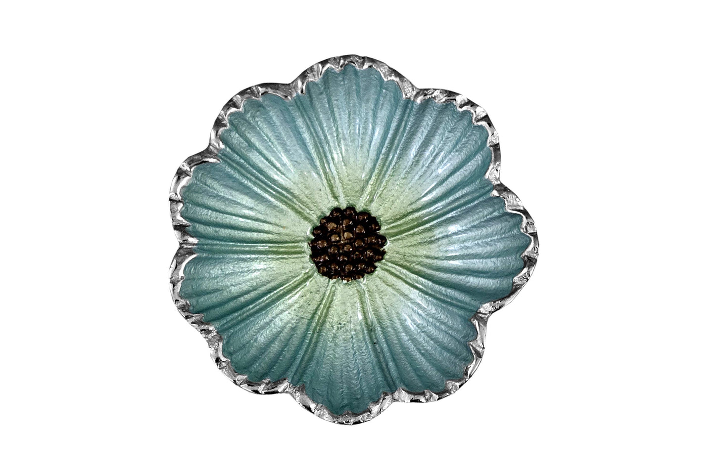 Handcrafted Aluminum Serving Bowl, Modern Table Centerpiece, Decorative Fruit Bowl, Wedding Gift