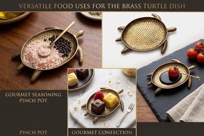 Handmade Aluminum Turtle Platter – Coastal Kitchen Serving Tray