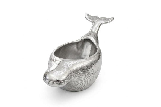 Handcrafted Whale Wine Bottle Holder | Coastal Nautical Decor